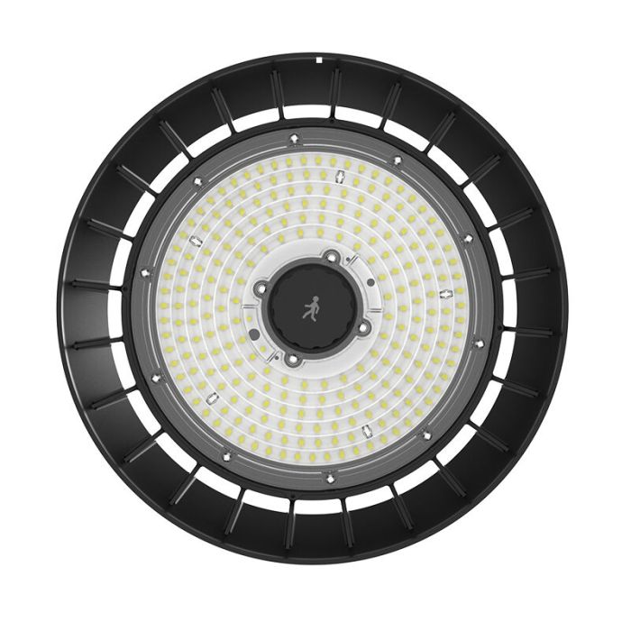 Dimbar LED ufo lampa Carlo - 100W - 5700K - med rörelsesensor