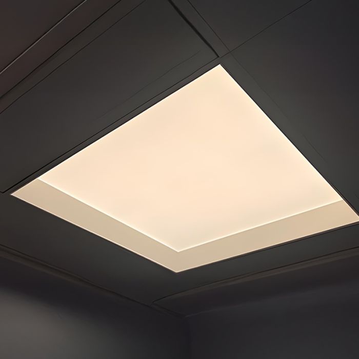 LED panel monteringsram 60x60 cm för takfönstereffekt
