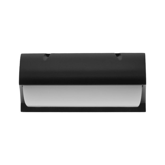 Svart utelampa aluminium, Rajko, 12W, 3000K LED, IP54
