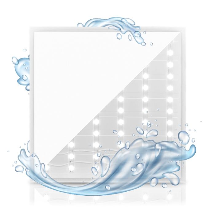 LED-panel 60x60 - 36W - 4000K - UGR<22 - back-lit - IP65