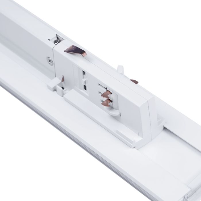 Vit 3-fas skenafixtur Tora, 35W, vit strömbrytare, 60 cm, Pro