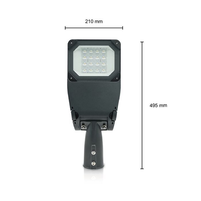 LED gatubelysning Vienna, 50 Watt, 4000K, 2 års garanti