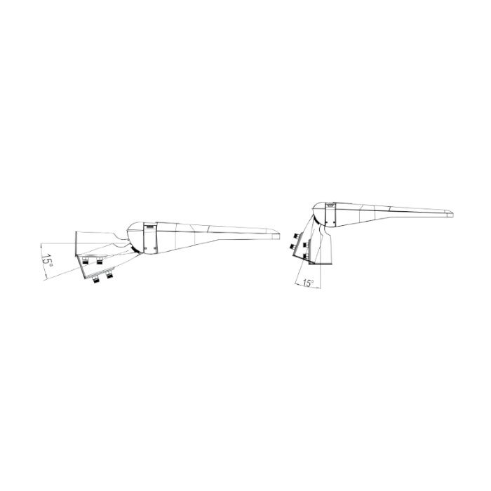 LED gatubelysning Vienna, 100 Watt, 4000K, 2 års garanti