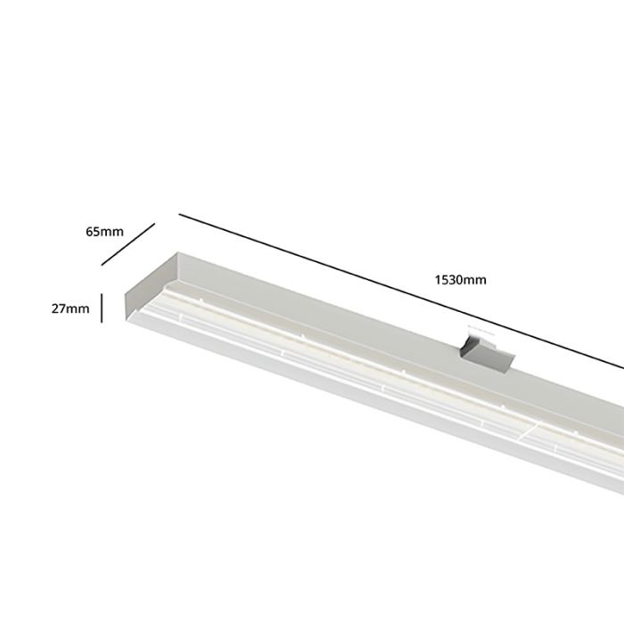 Light line LED eftermonteringsmodul - Saturn - 175 lm/W - 33W/42W/58W/65W - 4000K - 90°