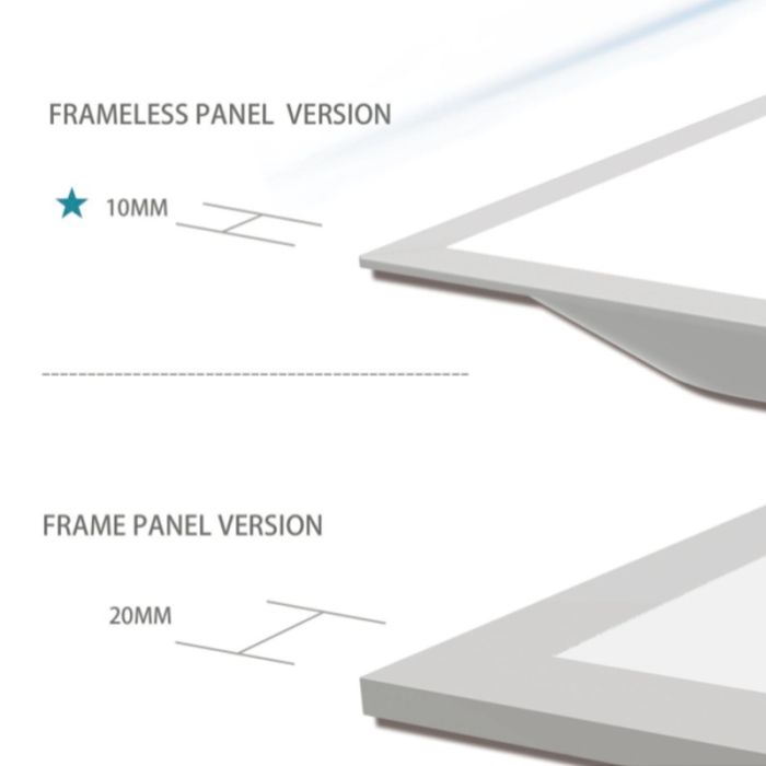 LED-panel 60x60 - 40W - 3000K - UGR<22 - back-lit - smal kant