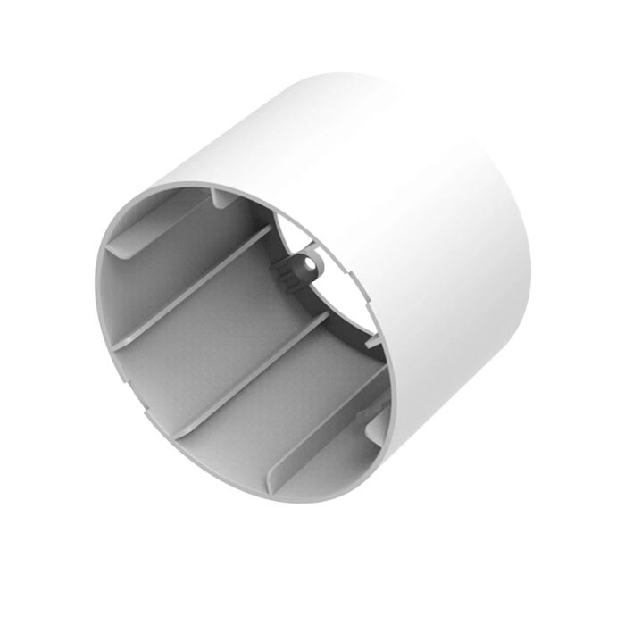 Vit infälld/ytmonterad nödbelysning, 1,8W, 6000K LED