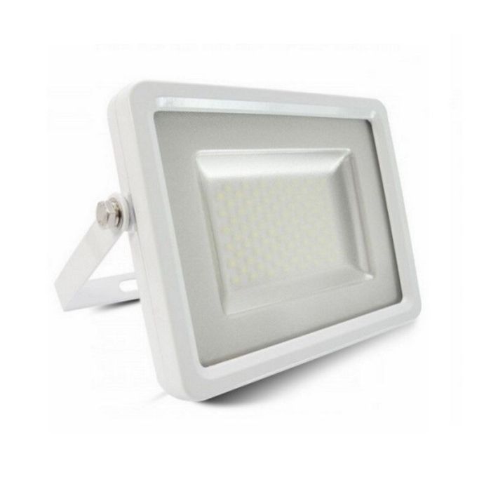 Vit strålkastare aluminium, Dunco, 20W, 6400K LED, IP65