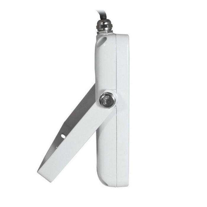 Vit strålkastare aluminium, Dunco, 20W, 6400K LED, IP65