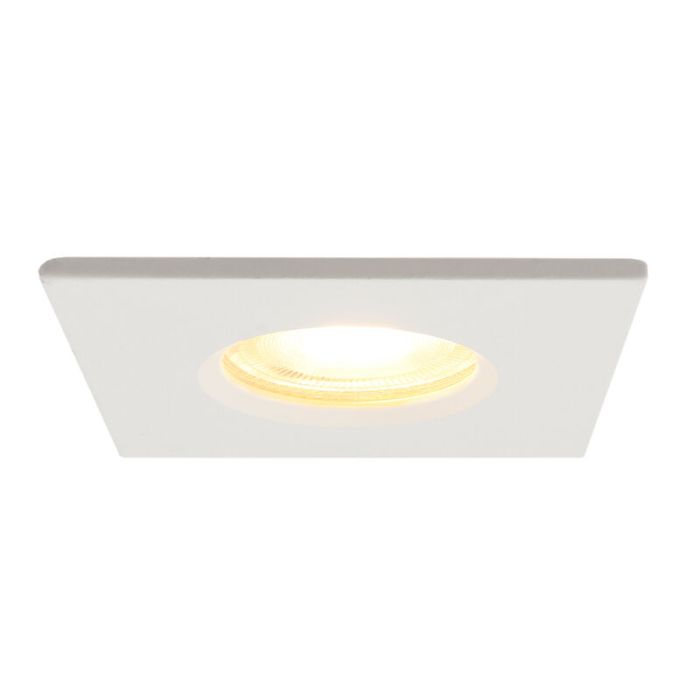 Modern infälld spotlight badrum vit, Jule, IP65
