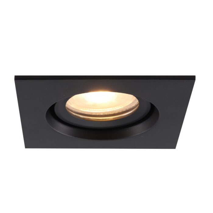 Aluminium infälld spotlight badrum svart, Jorin, IP65