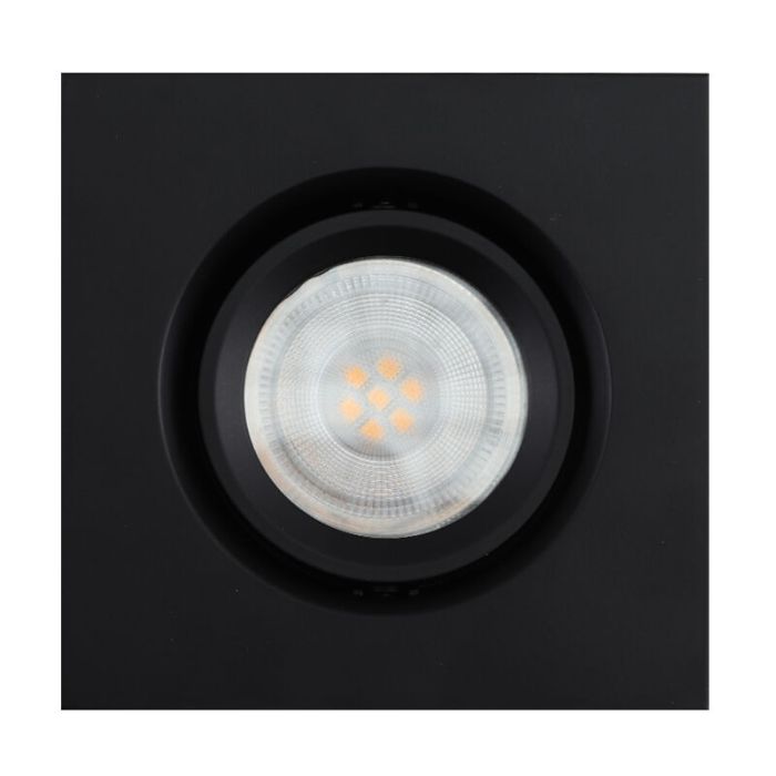 Aluminium infälld spotlight badrum svart, Jorin, IP65