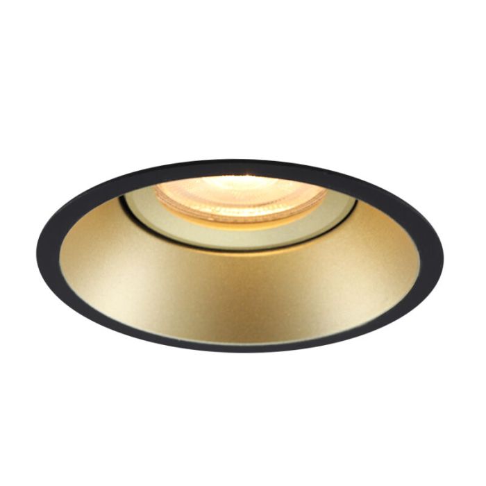 Aluminium infälld spotlight guld, Tyron