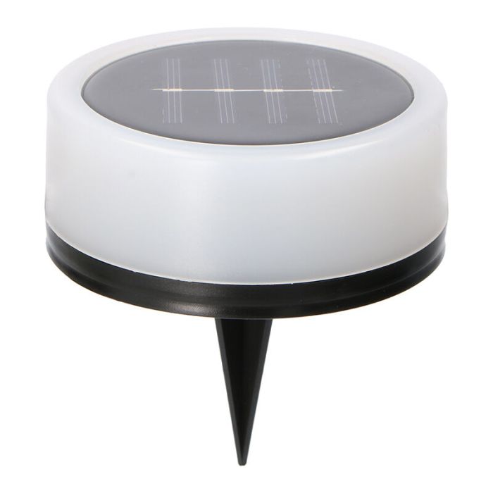 Vit trädgårdsspotlight plast, Nermin, 1W, 2700K LED, IP44