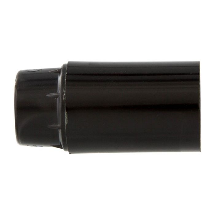 Sockel E14 Slät, Svart