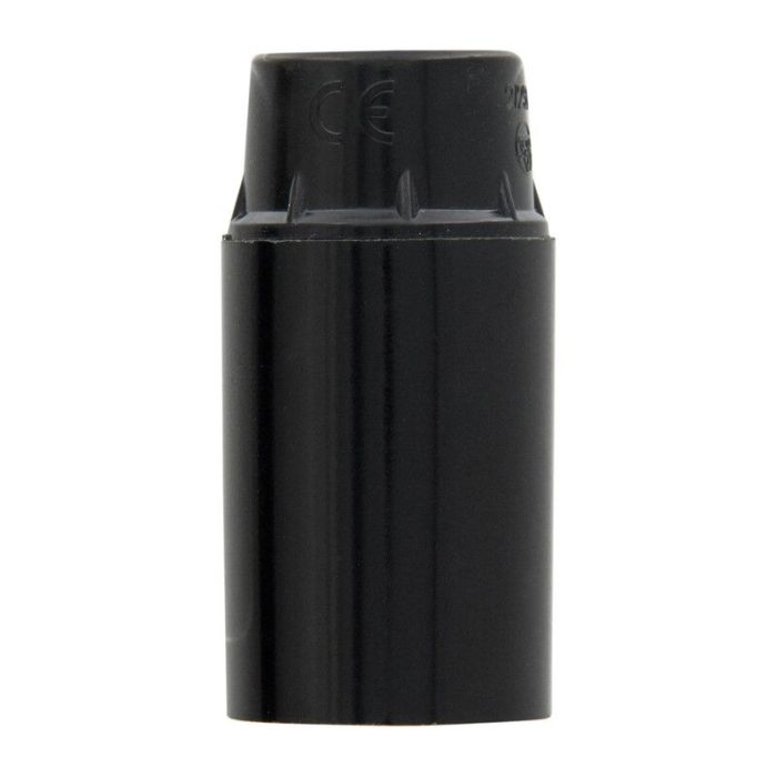 Sockel E14 Slät, Svart