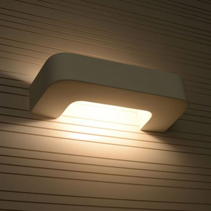 Keramik up down vägglampa vit, Loekie