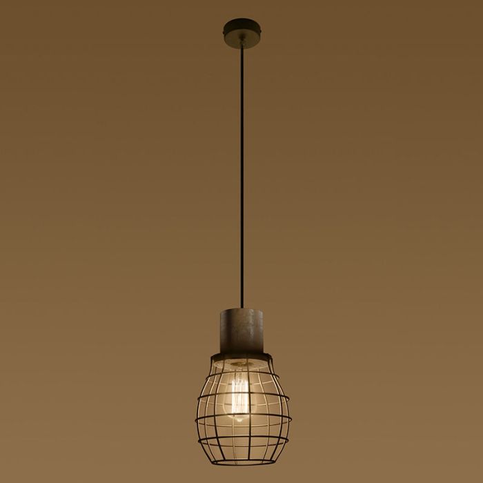 Trä fönsterlampa brun, Gerbrich