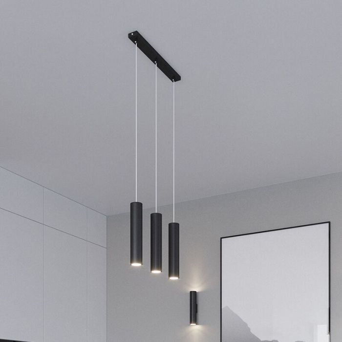 Aluminium fönsterlampa svart, Harley