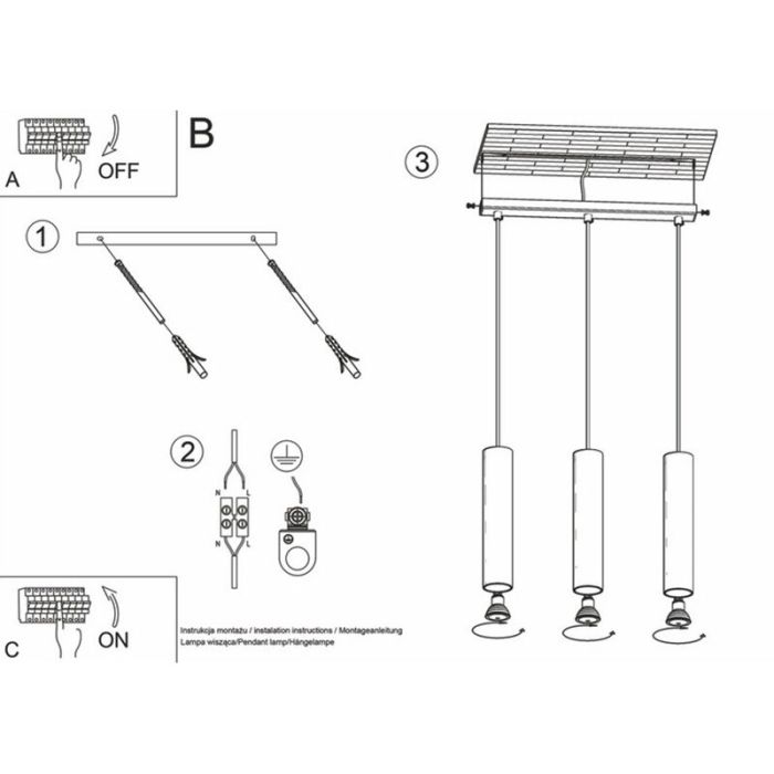 Aluminium fönsterlampa svart, Harley