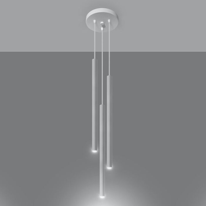 Aluminium fönsterlampa vit, Hillary