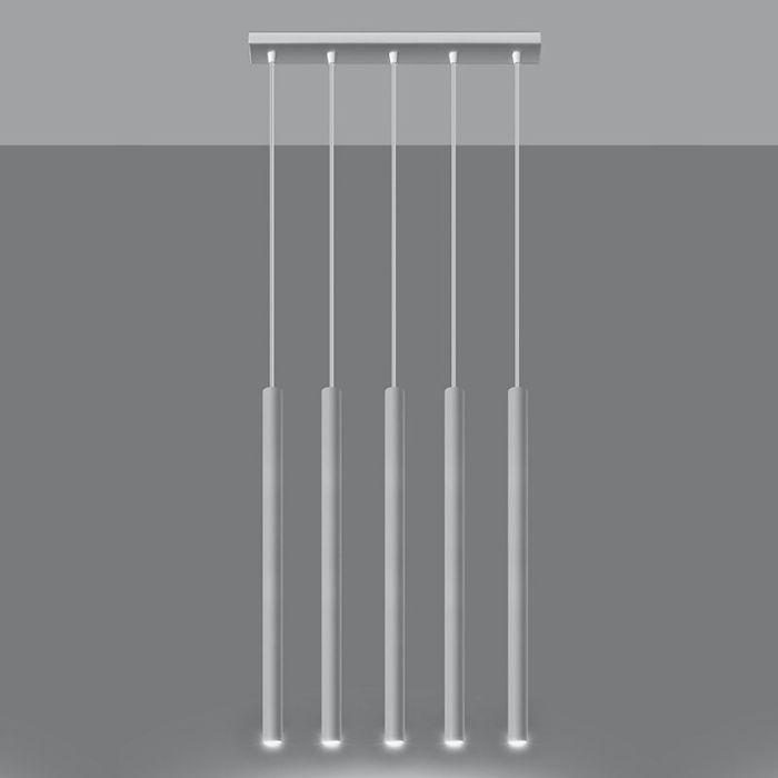 Aluminium fönsterlampa vit, Hillary