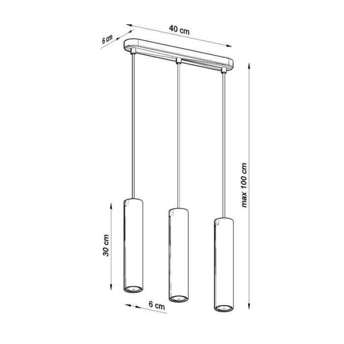 Trä fönsterlampa brun, Francina