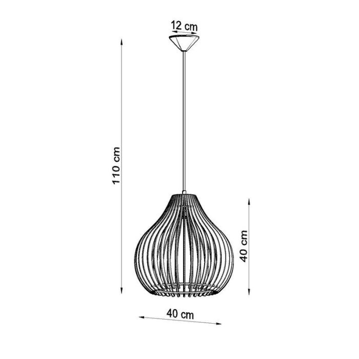 Trä fönsterlampa brun, Gudo