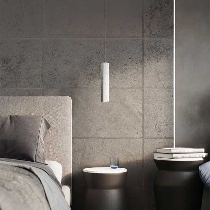 Betong fönsterlampa grå, Feyza