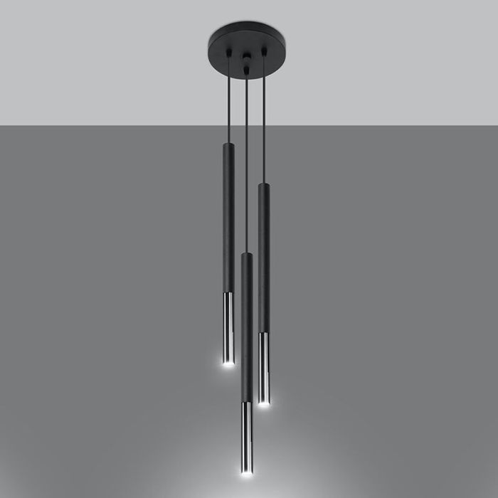 Aluminium fönsterlampa krom, Ilonca