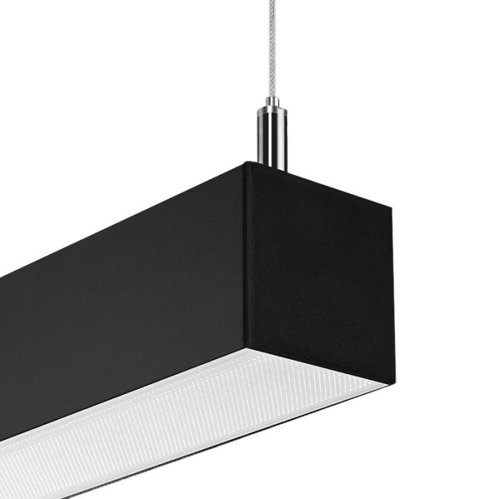 Aluminium fönsterlampa svart, Mascha, 31W, 3000K LED
