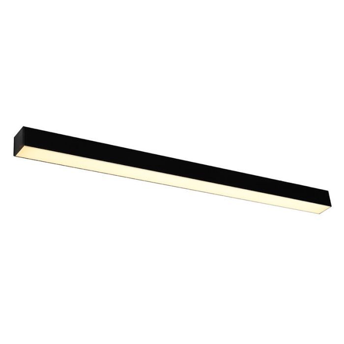 Aluminium vägglampa svart, Mascha, 31W, 3000K LED