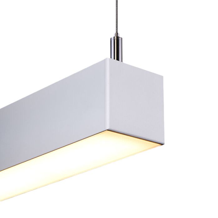 Aluminium fönsterlampa vit, Mascha, 38W, 3000K LED