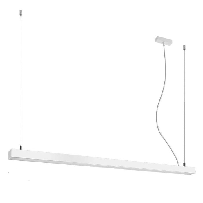 Aluminium fönsterlampa vit, Mascha, 48W, 3000K LED