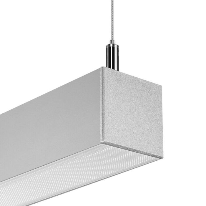 Aluminium fönsterlampa grå, Mascha, 48W, 3000K LED