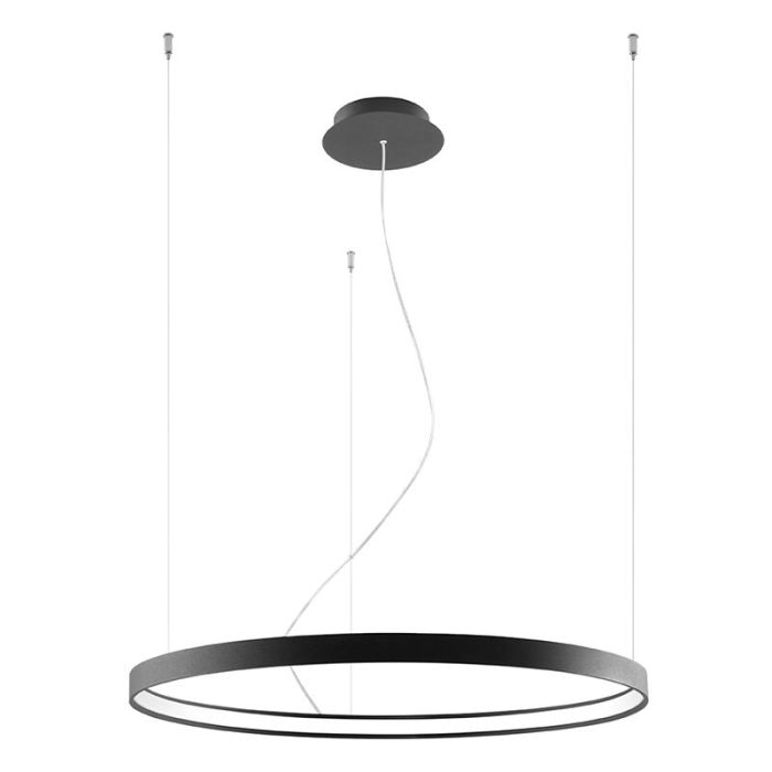 Aluminium fönsterlampa svart, Ringo, 50W, 3000K LED