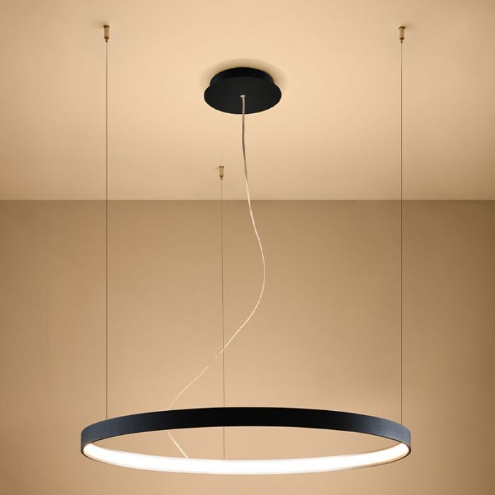 Aluminium fönsterlampa svart, Ringo, 50W, 3000K LED