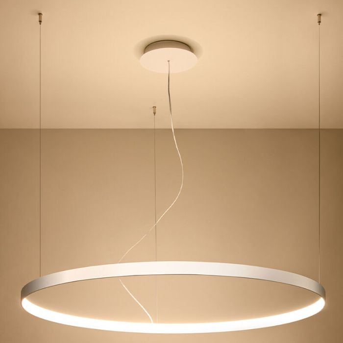 Aluminium fönsterlampa vit, Ringo, 70W, 3000K LED