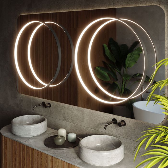 Aluminium fönsterlampa svart, Ringo, 50W, 3000K LED
