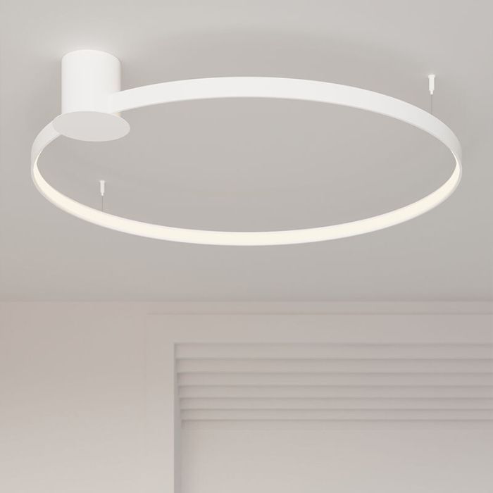 Aluminium plafond vit, Ringo, 30W, 3000K LED