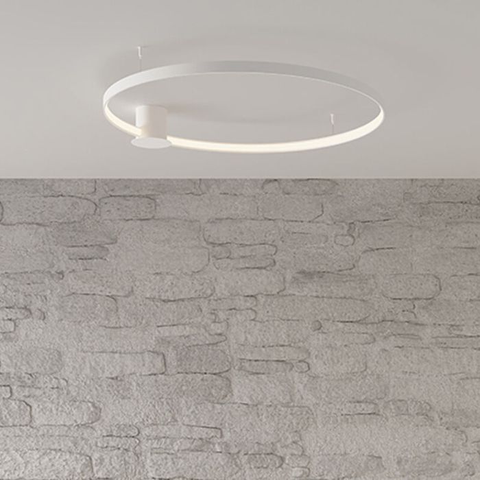 Aluminium plafond vit, Ringo, 30W, 3000K LED