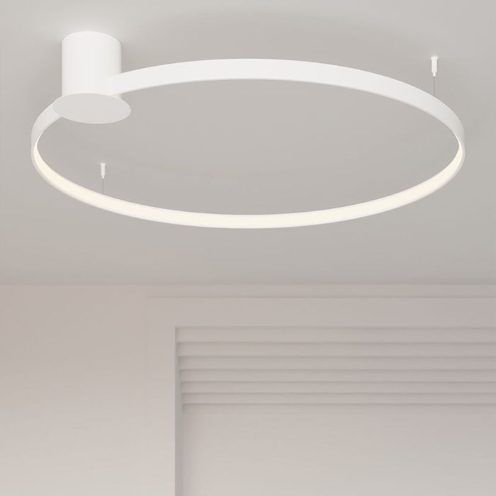 Aluminium plafond vit, Ringo, 70W, 3000K LED