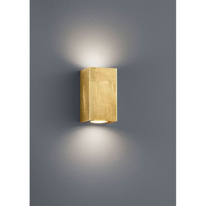 Guld up down vägglampa modern, Adam