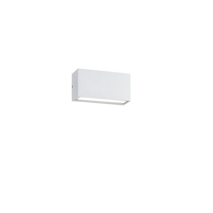 Vit utelampa modern, Seby, 10W, 3000K LED, IP65