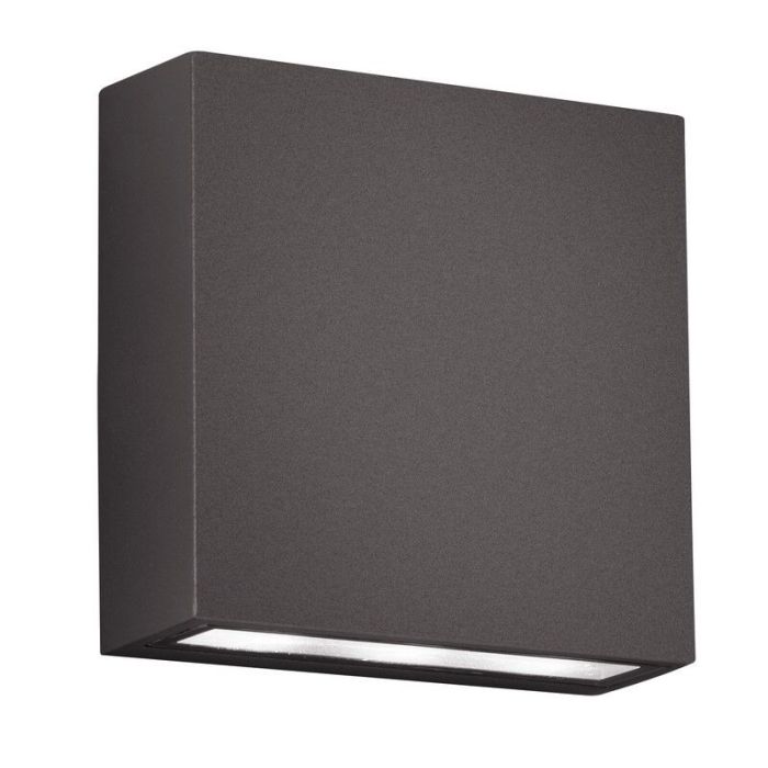 Antracit utelampa modern, Bridlington, 3W, 3000K LED, IP54