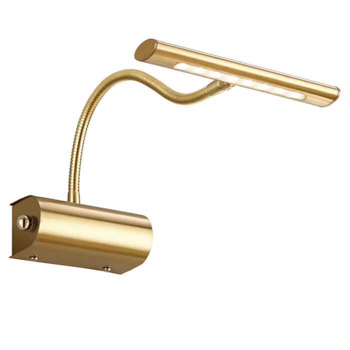 Mässing tavelbelysning modern, Eliza, 4W, 3000K LED