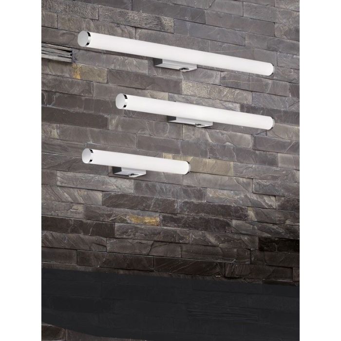 Krom spegelbelysning modern, Staby, 8,6W, 3000K LED, IP44, med brytare