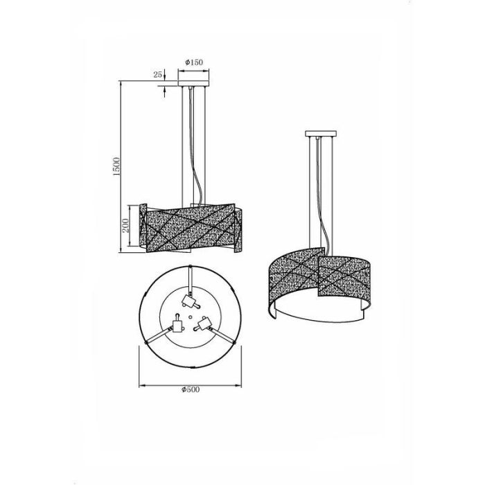 Vit fönsterlampa modern, Fortes