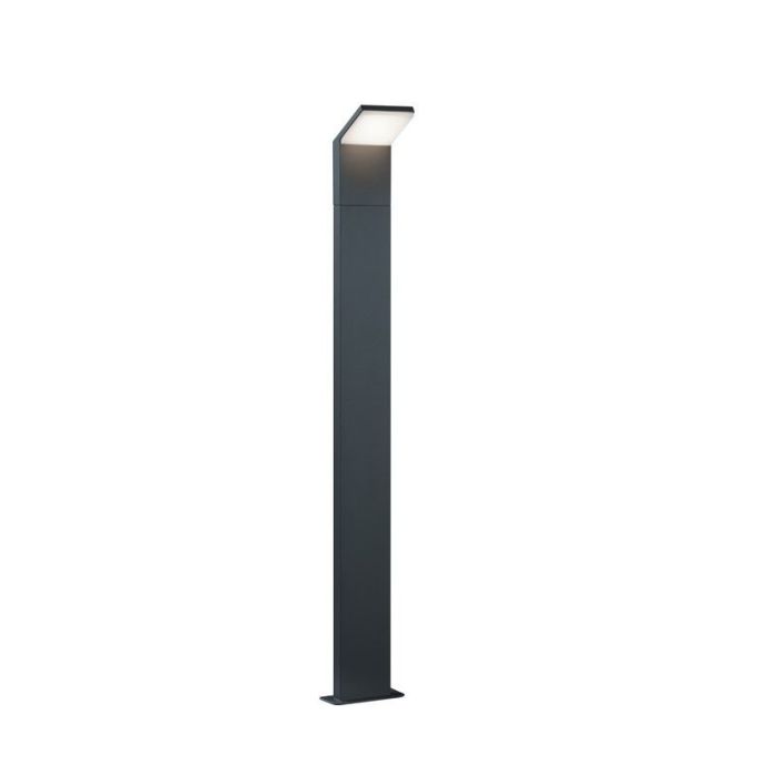 Svart utelampa modern, Solana, 9W, 3000K LED, IP54