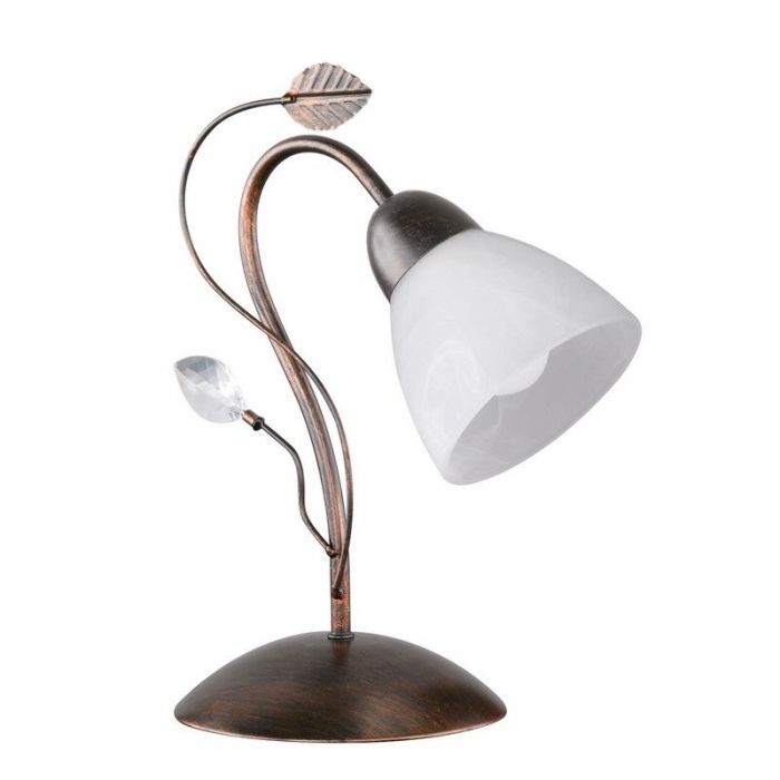 Rostfärgad bordslampa klassisk, Astrid, med brytare