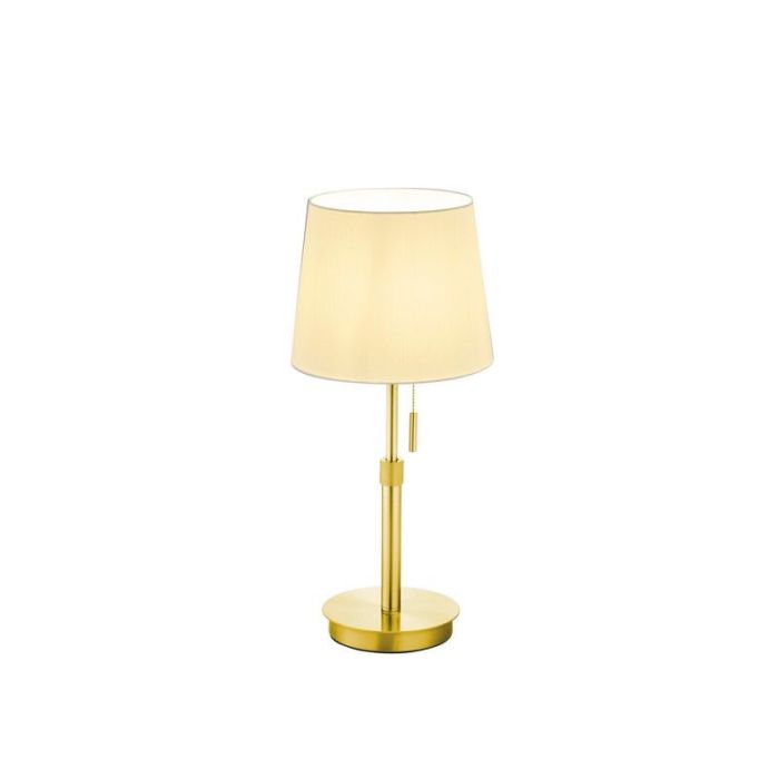 Mässing bordslampa modern, Niva, med dra i strömbrytaren